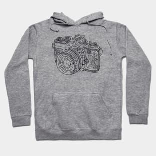 Sugar Skull Camera Hoodie